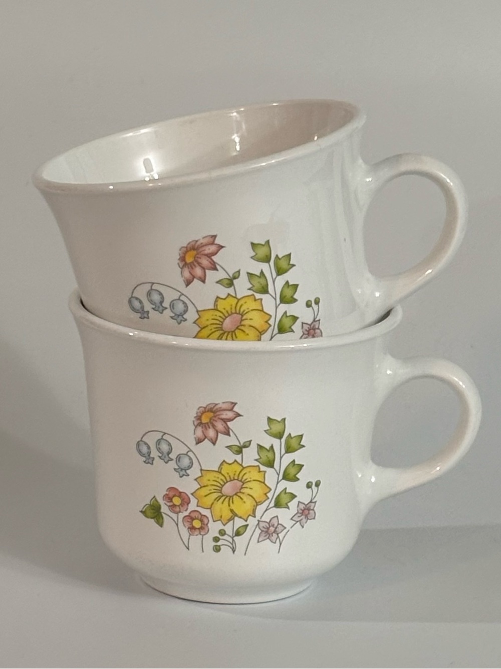 Vintage Corelle Spring Meadow
Mugs - Set of 2 Retired 70s 80s Pattern